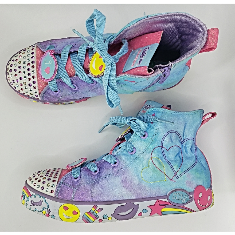 Sketchers Twinkle Toes Hightop Sneakers